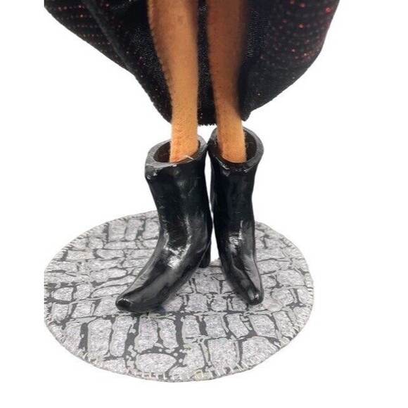 Annalee Halloween Witch Doll 2006 Magical Frog Wand Boots Fancy Witchcor… - Picture 7 of 11